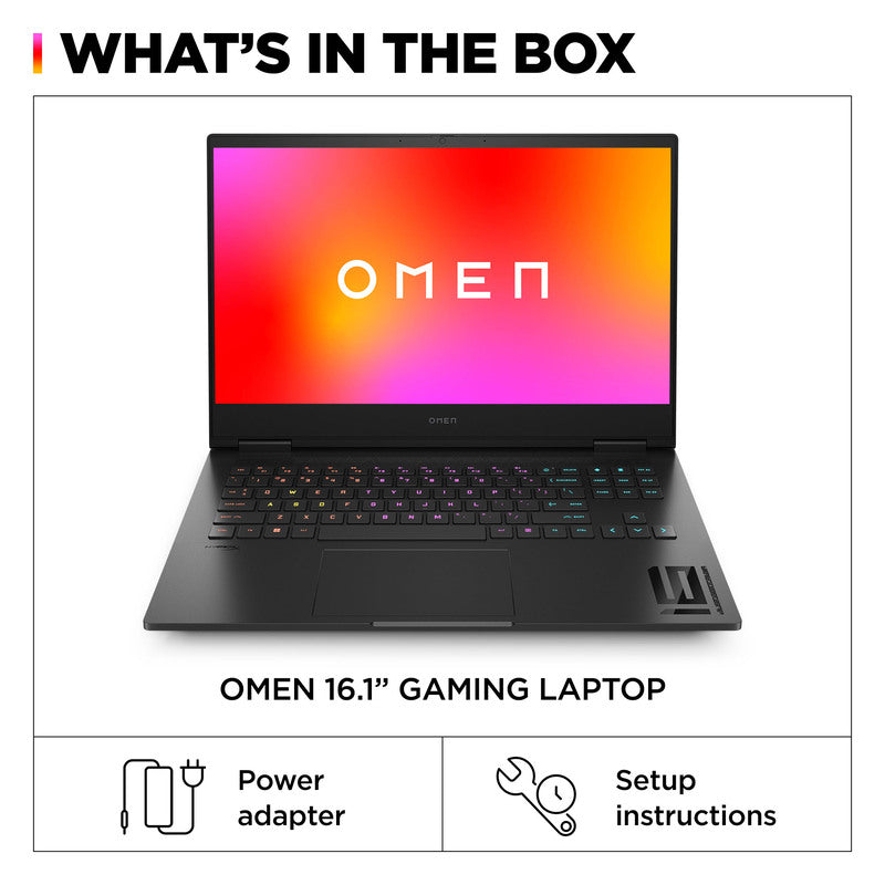 OMEN Transcend Laptop 16-u1047nr 16", Windows 11 Home, Intel® Core™ i7, 32GB RAM, 1TB SSD, NVIDIA® GeForce RTX™ 4070, WQXGA, Shadow black - Image 6