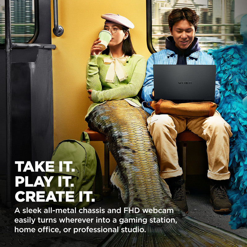 OMEN Transcend Laptop 16-u1047nr 16", Windows 11 Home, Intel® Core™ i7, 32GB RAM, 1TB SSD, NVIDIA® GeForce RTX™ 4070, WQXGA, Shadow black - Image 13