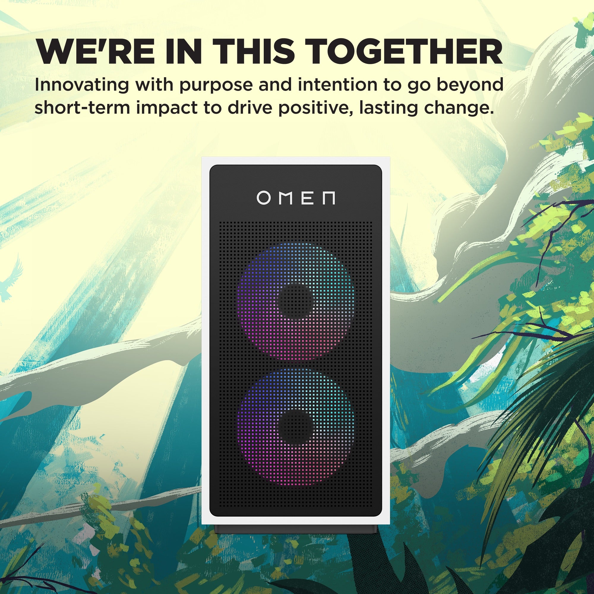 OMEN 35L Gaming Desktop GT16-0085t PC, Windows 11 Pro, Intel® Core™ Ultra 7, 32GB RAM, 2TB SSD, NVIDIA® GeForce RTX™ 4080 SUPER, Ceramic white - Image 5