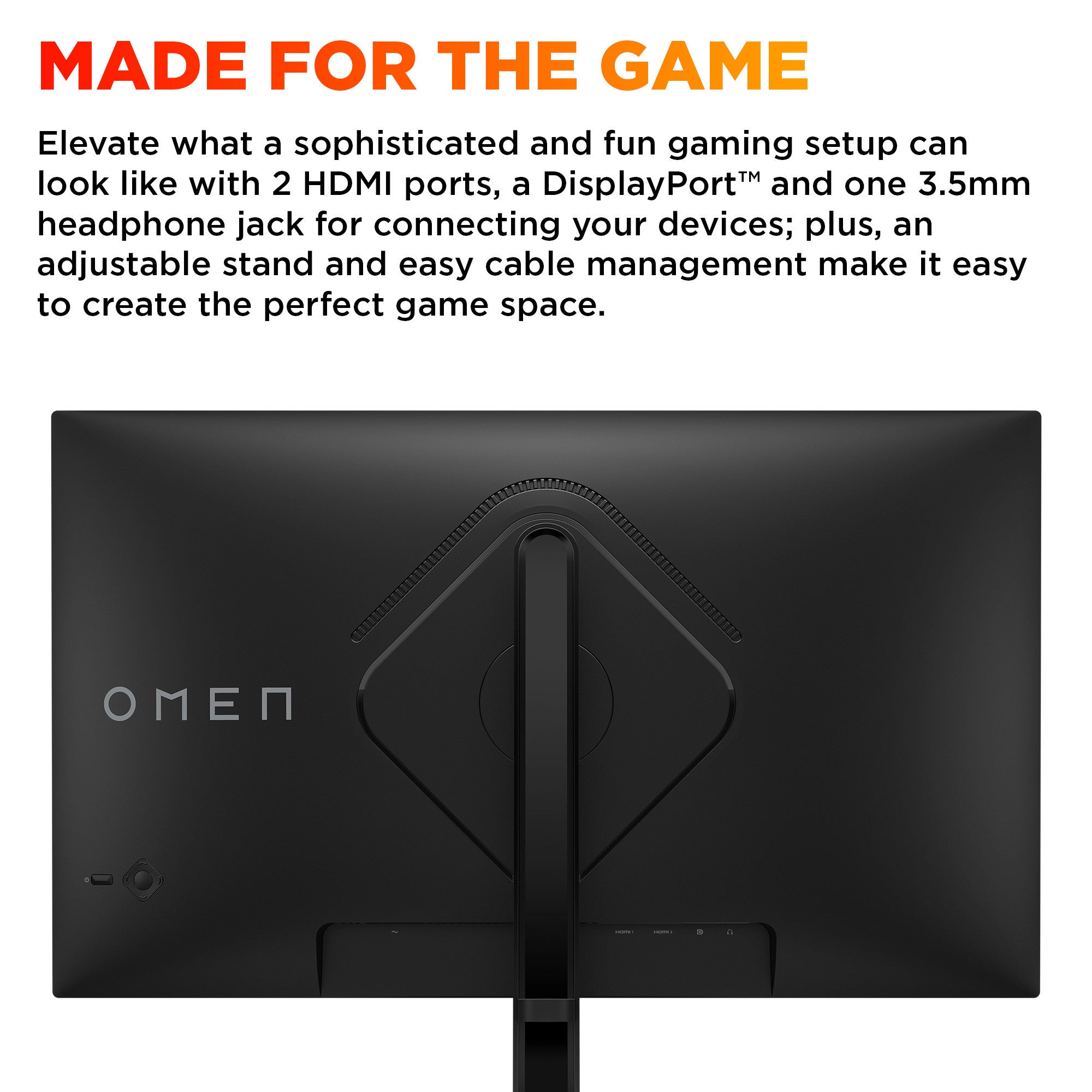OMEN 27 inch QHD 180Hz Gaming Monitor - OMEN 27q G2 - Image 6