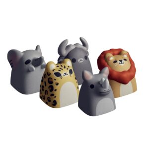 HX3D Keycap - Safari Animals Collection Set