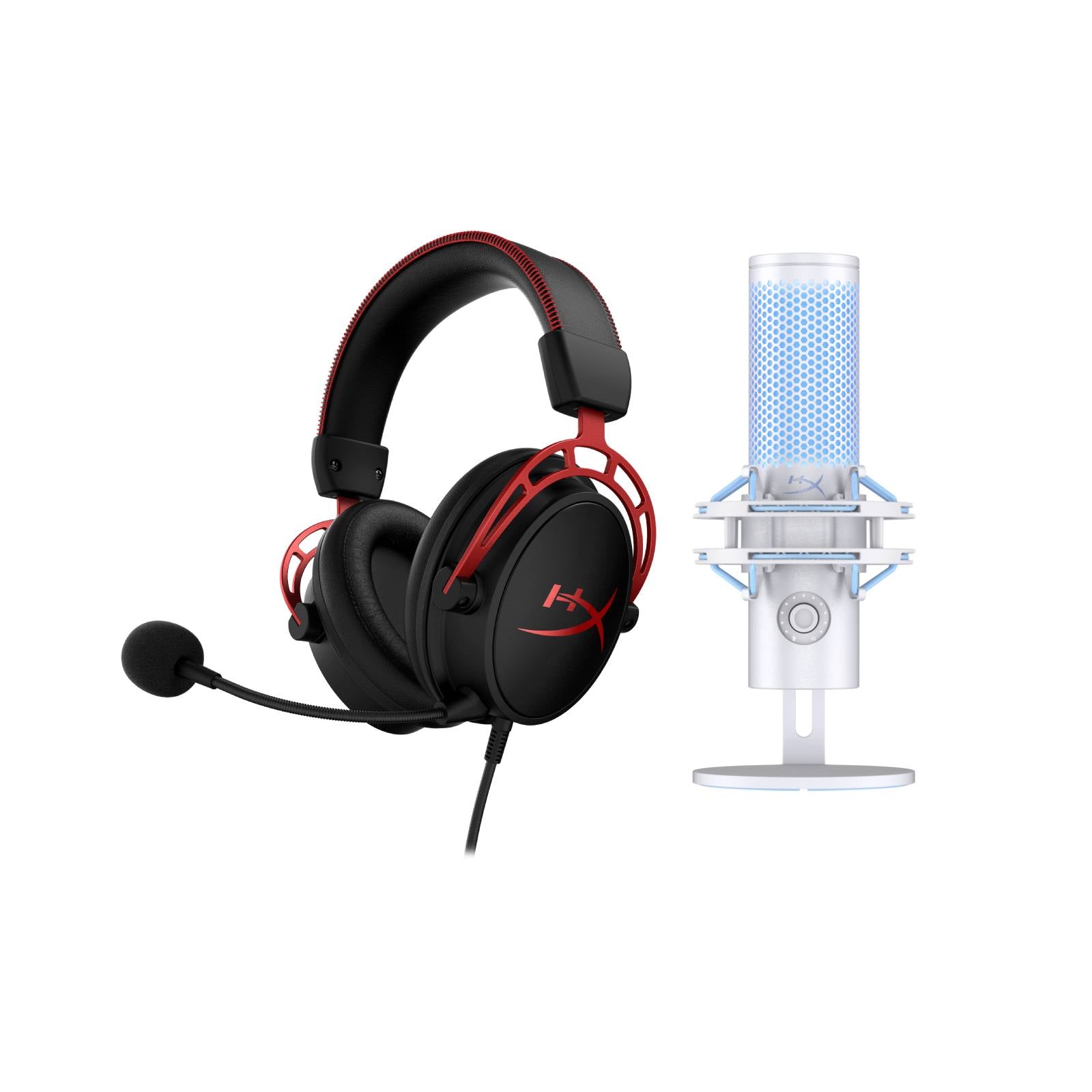 HyperX Bundle - Cloud Alpha Wired Headset, QuadCast 2 Microphone - Image 2