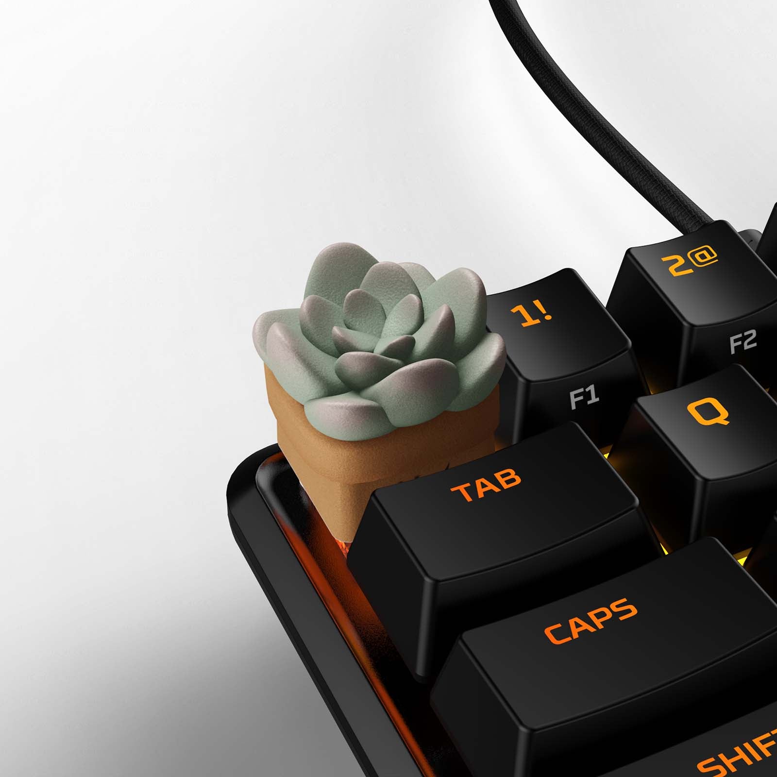 HX3D Keycap - Sally the Succulent