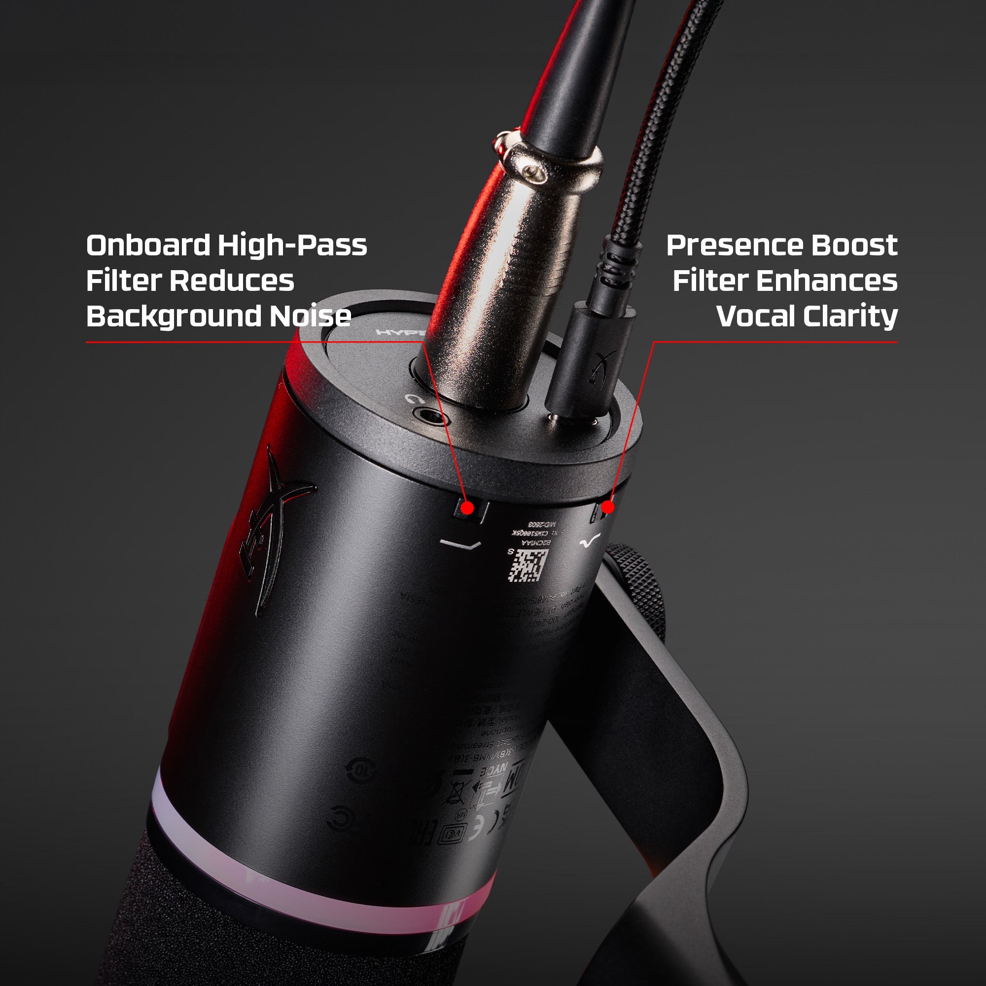 HyperX FlipCast – USB/XLR Dynamic Microphone - Image 7