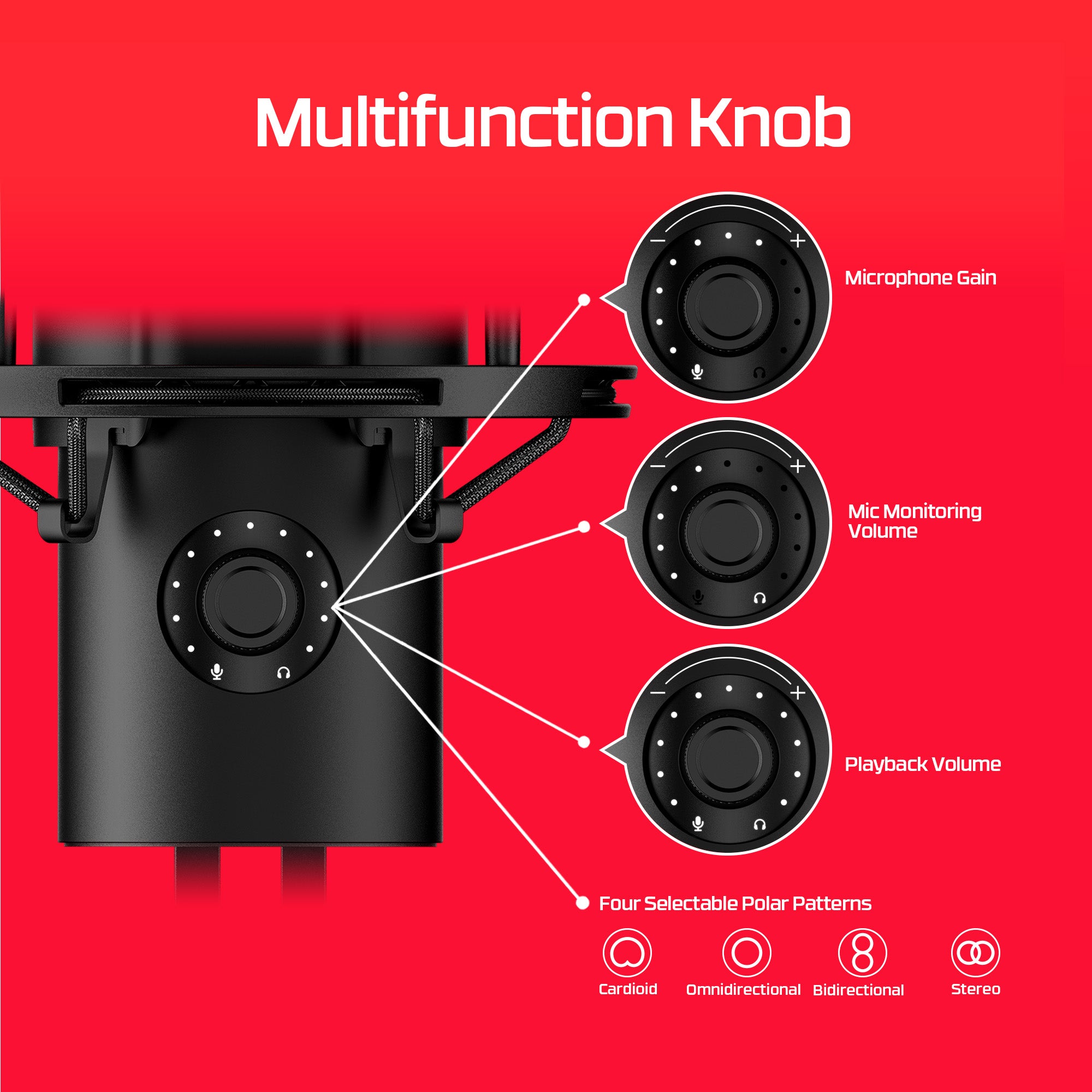 HyperX QuadCast 2 - USB Microphone - Image 5