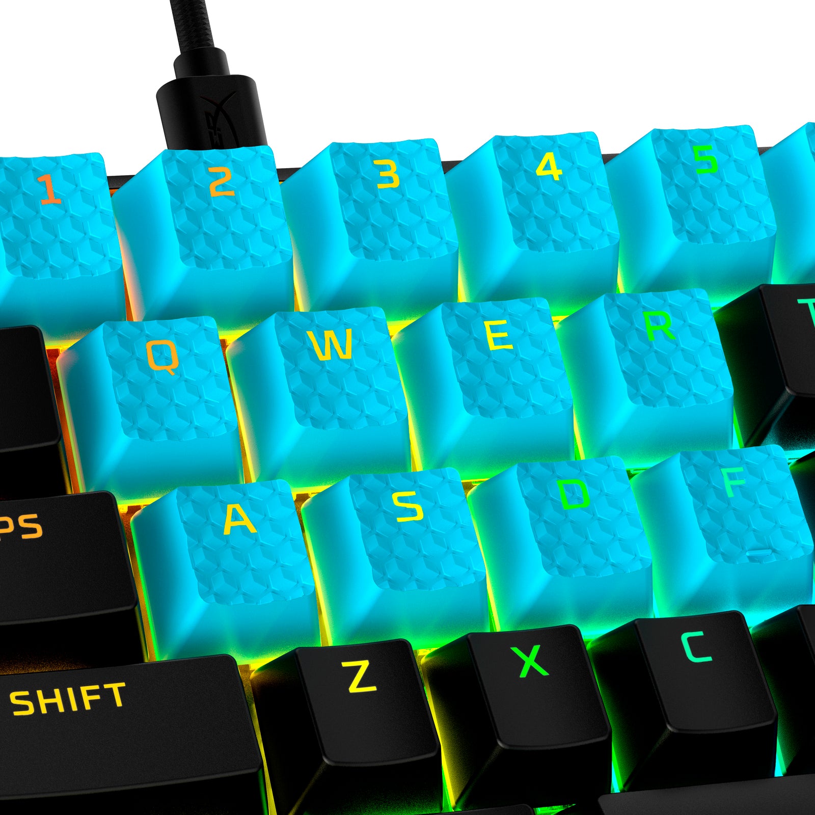 HyperX Rubber Keycaps - Gaming Accessory Kit - Image 5
