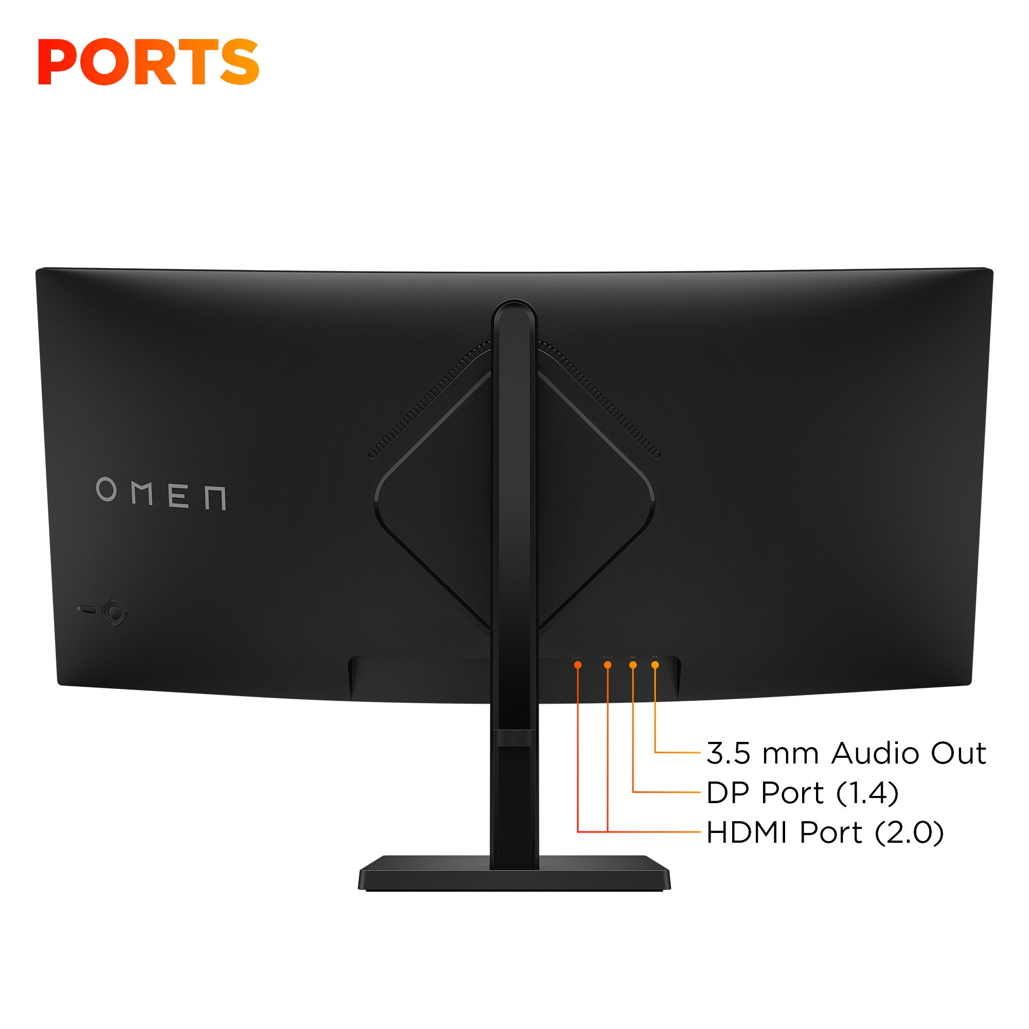 OMEN 34 inch WQHD 180Hz Curved Gaming Monitor - OMEN 34c G2 - Image 8