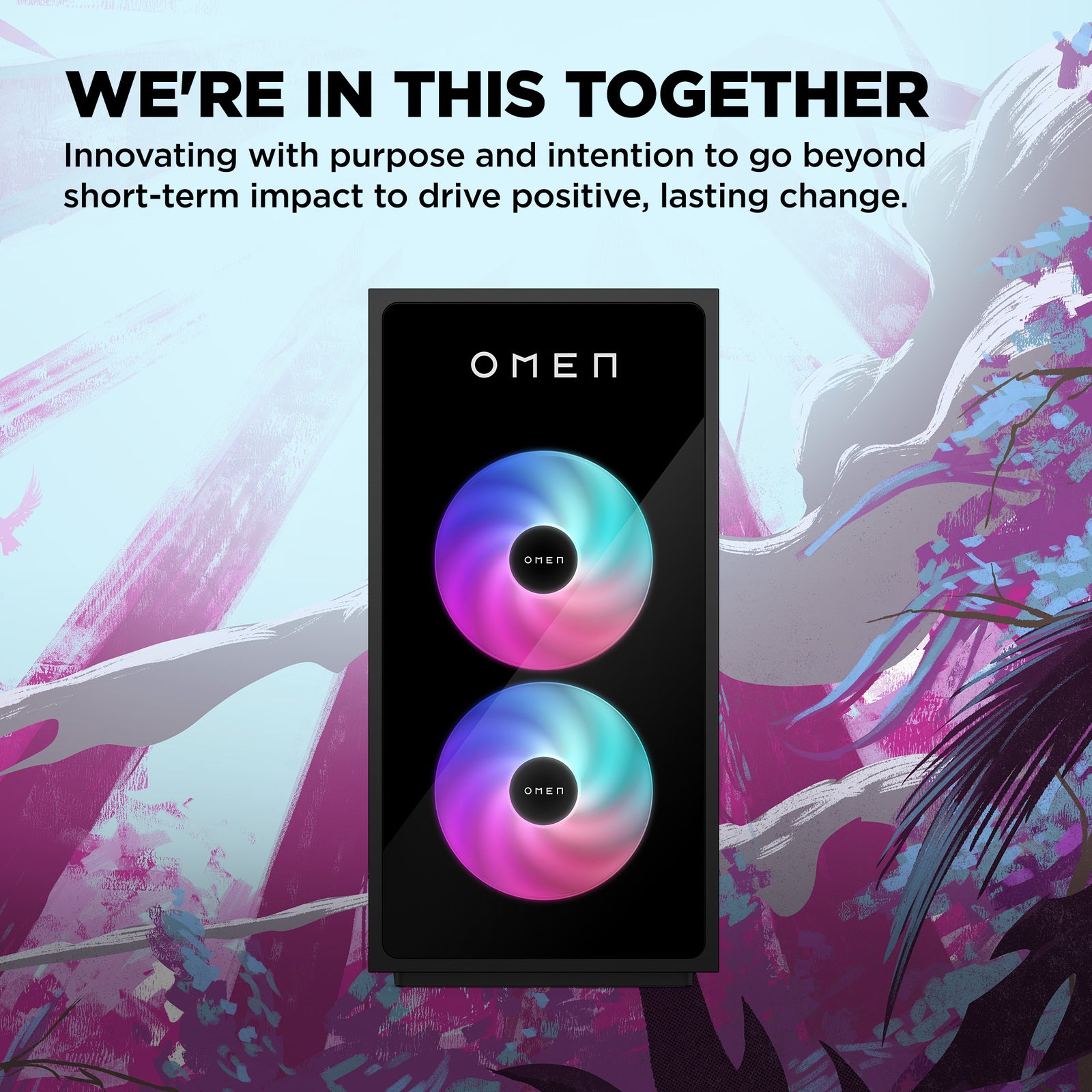 OMEN 35L Gaming Desktop GT16-0066m PC, Windows 11 Home, AMD Ryzen™ 7, 16GB RAM, 1TB SSD, NVIDIA® GeForce RTX™ 4060, Black - Image 5