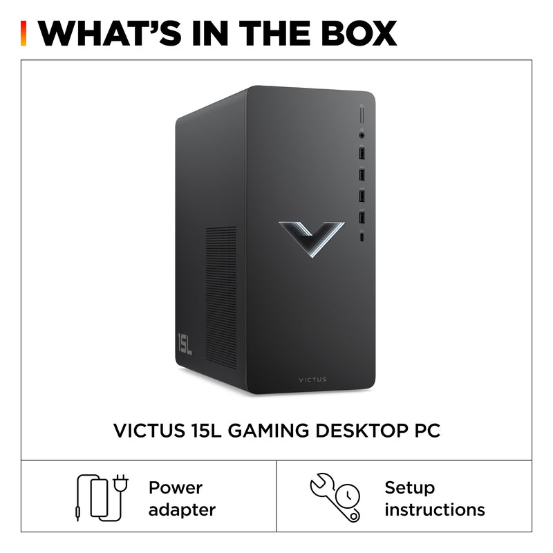 Victus by HP 15L Gaming Desktop TG02-2065t, Windows 11 Home, Intel® Core™ i5, 16GB RAM, 512GB SSD, NVIDIA® GeForce RTX™ 4060, Mica silver - Image 5