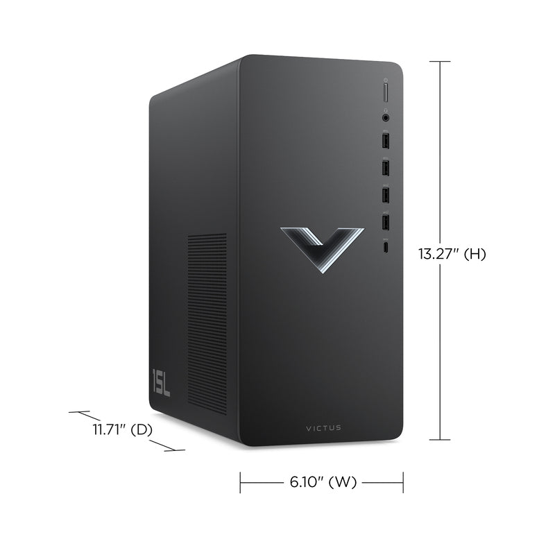 Victus by HP 15L Gaming Desktop TG02-2065t, Windows 11 Home, Intel® Core™ i5, 16GB RAM, 512GB SSD, NVIDIA® GeForce RTX™ 4060, Mica silver - Image 4
